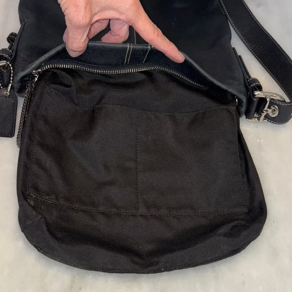 Coach Bag Purse Handbag Leather Vintage Y2K Slim Soho Hobo Crossbody Shoulder